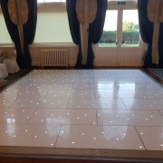 queens hotel southsea white led dancefloor