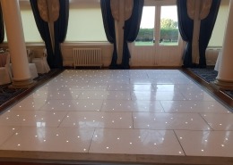 queens hotel southsea white led dancefloor