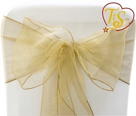 Gold Organza Sash