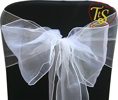 White Organza Sash