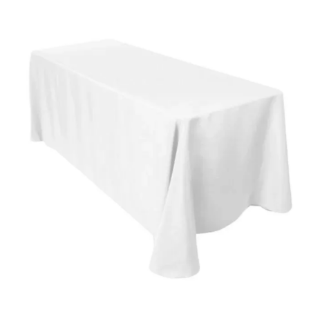 Trestle Table Linen - White