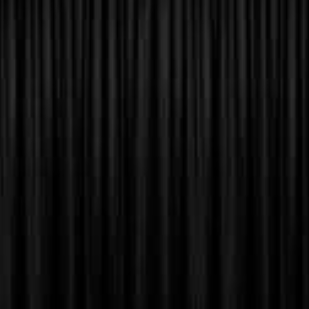 4m x 3m Black Serge Drape